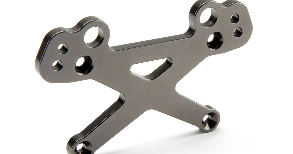 Heavy Duty Front Aluminium Shock Mount (7075/Gunmetal) - Model HPI87549 - HPI Racing