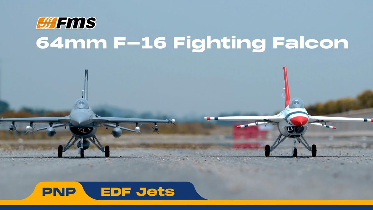 FMS EDF Jet 64mm F-16 Fighting Falcon, RTF / PNP