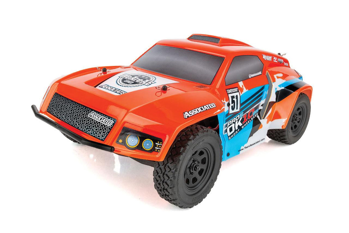 Pro2 DK10SW 1/10 Electric Dakar Buggy RTR, Orange/Blue - Team Associated ASC90038 - photo 2