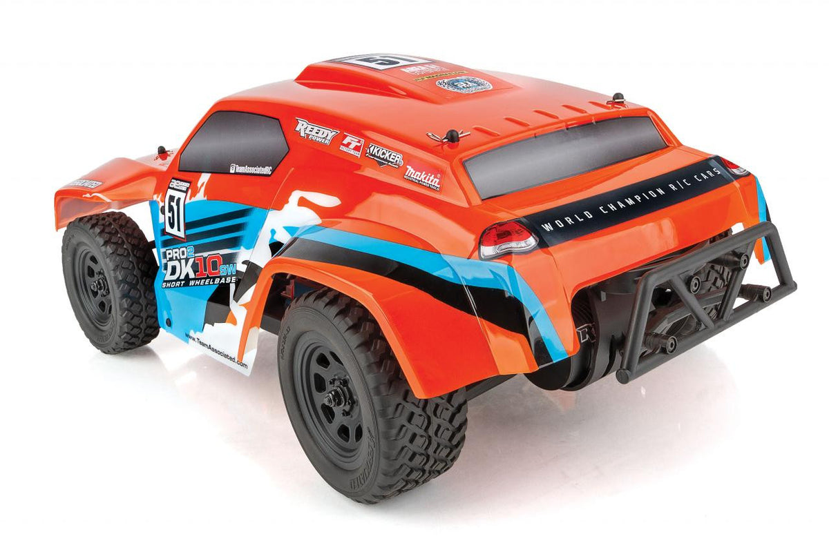Pro2 DK10SW 1/10 Electric Dakar Buggy RTR, Orange/Blue - Team Associated ASC90038 - photo 5