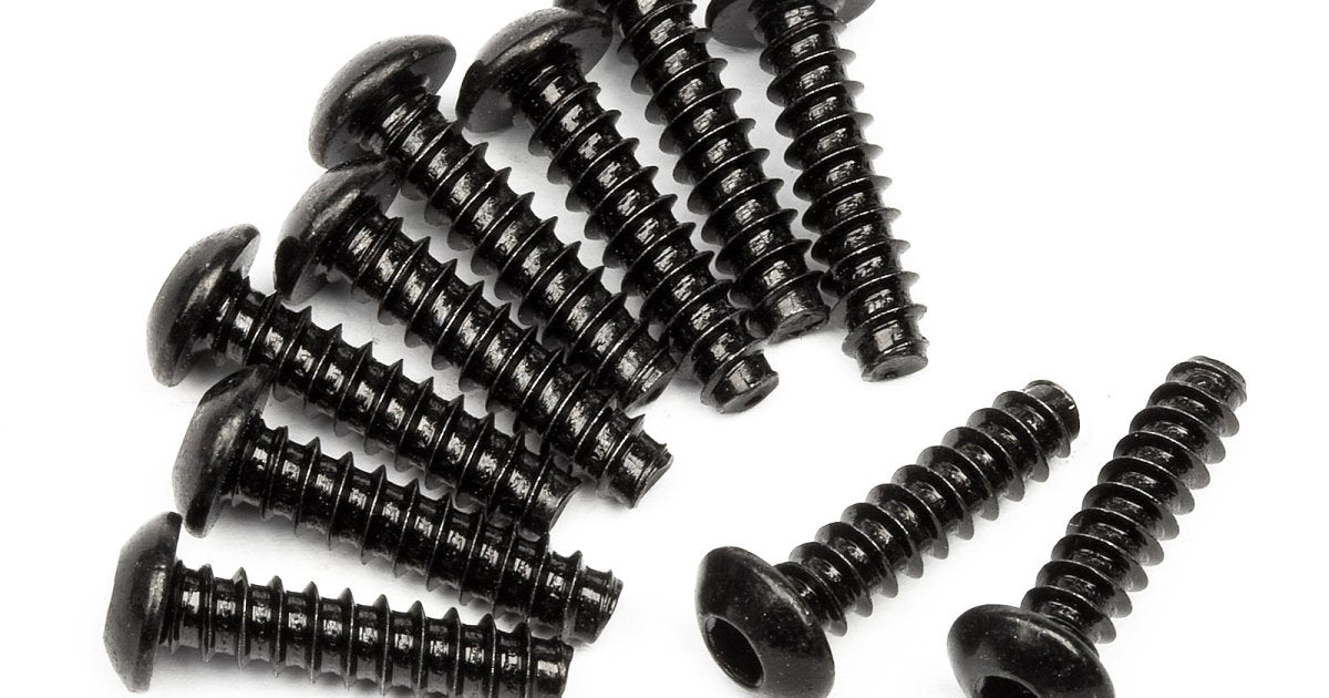 TP Button Head Screw, M3X12mm, Hex Socket, (10pcs) - Model HPI94355 - HPI Racing