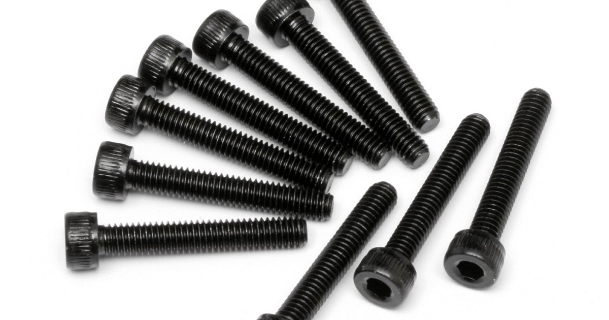 Cap Head Screw, M4X25mm, Hex Socket, (10pcs) - Model HPI94510 - HPI Racing