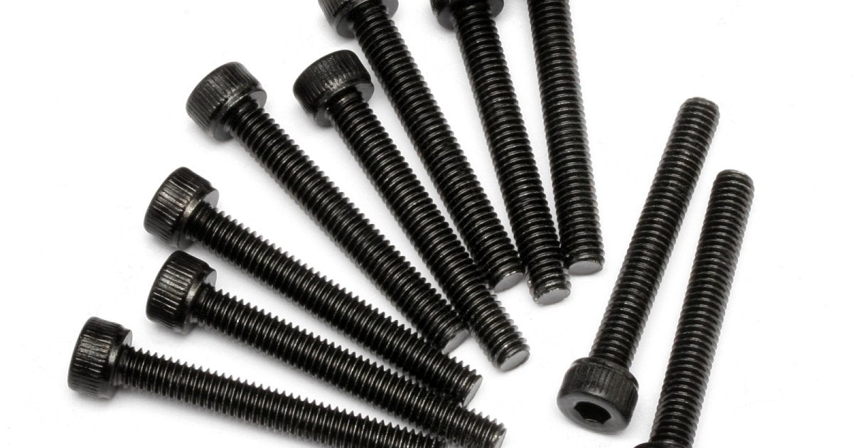 Cap Head Screw, M4X30mm, Hex Socket, (10pcs) - Model HPI94512 - HPI Racing