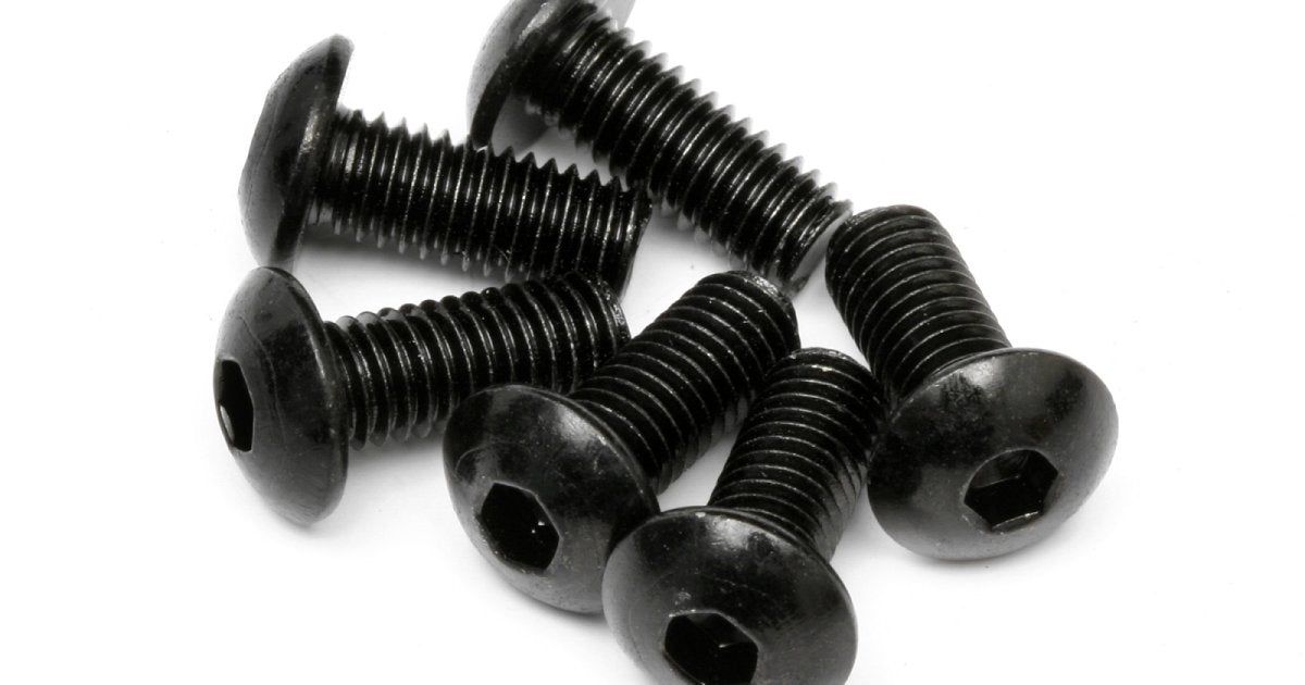 Button Head Screw, M5X12mm, Hex Socket, (6pcs) - Model HPI94754 - HPI Racing
