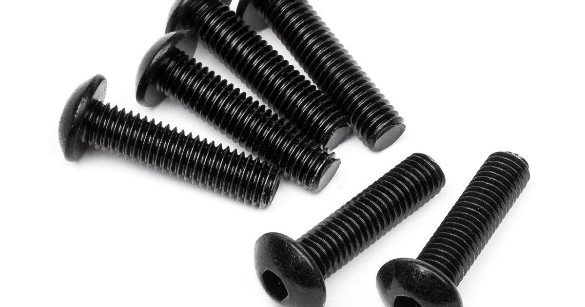 Button Head Screw, M5X20mm, Hex Socket, (6pcs) - Model HPI94757 - HPI Racing