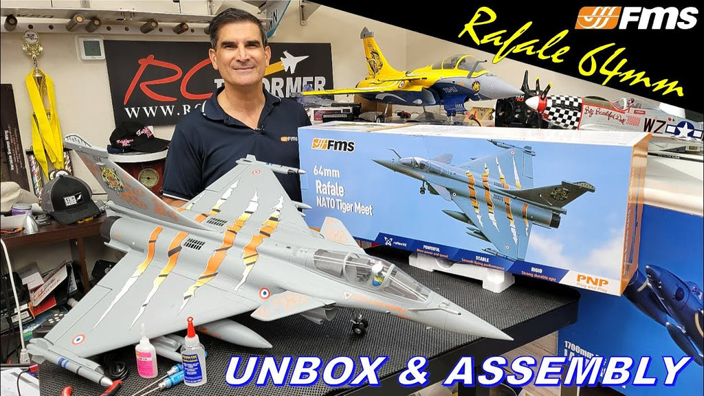 FMS EDF Jet 64mm Rafale with Reflex V3, PNP
