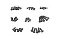 Truss Screw Set, 1/16 Scale Original Parts
