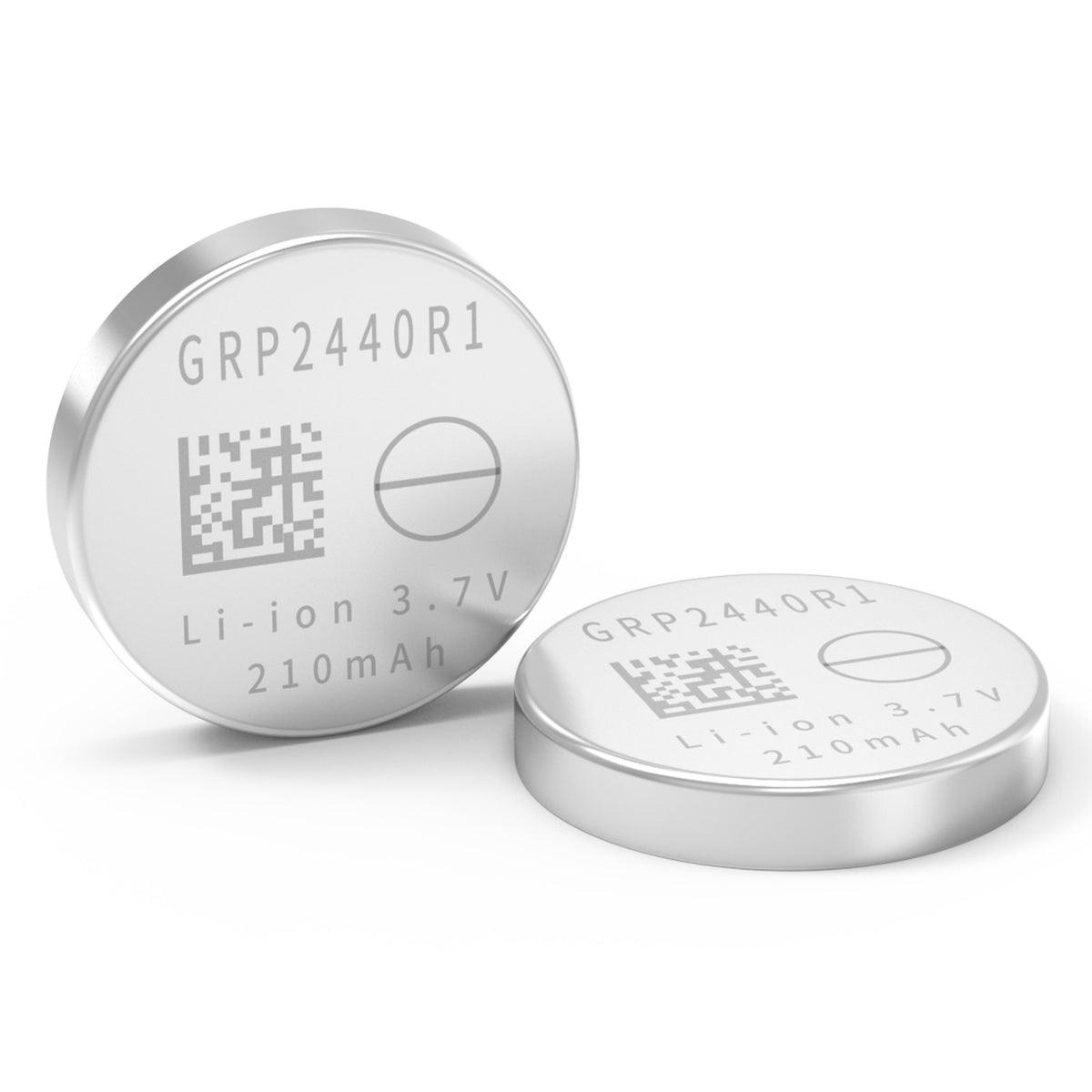 Grepow 3.7V 210mAh LiPo Round Shaped Battery 2440R1