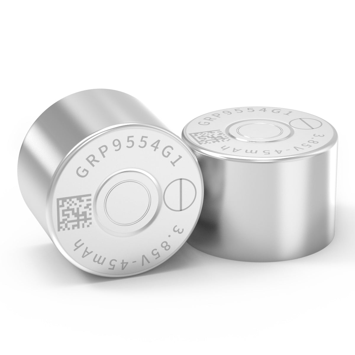 Grepow 3.85V 45mAh LiPo Round Shaped Battery 9554G1