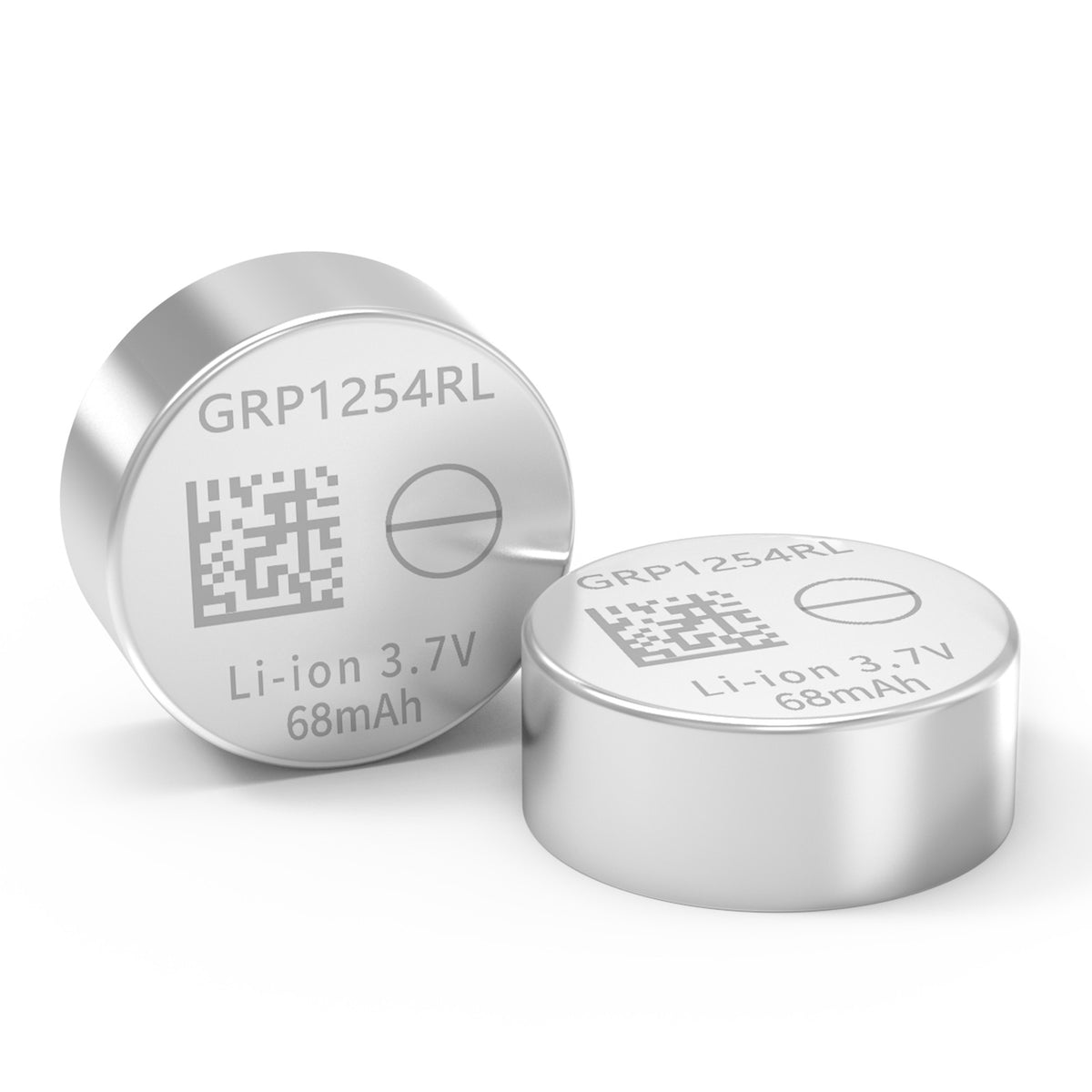 Grepow 3.7V 68mAh LiPo Round Shaped Battery 1254RL