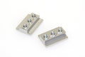 KAOS CNC Aluminum Chassis Rail Holding Block (Silver Anodized) (2pcs), DL-Series