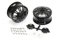 KG1 KD004 CNC Metal Front Dually Wheel (2pcs, w/Cap & Decal, Screws)