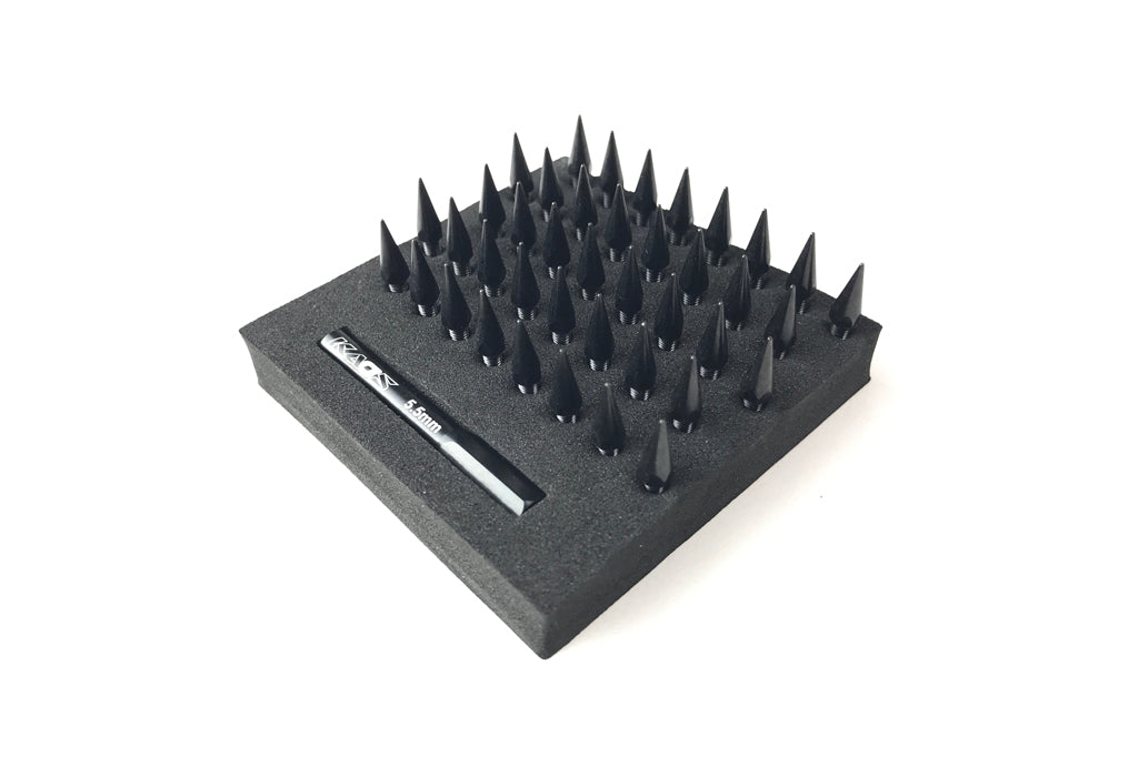 KAOS Black Bullet Spiked Wheel Lugs (40pcs) (M2.5mm studs with Tool)