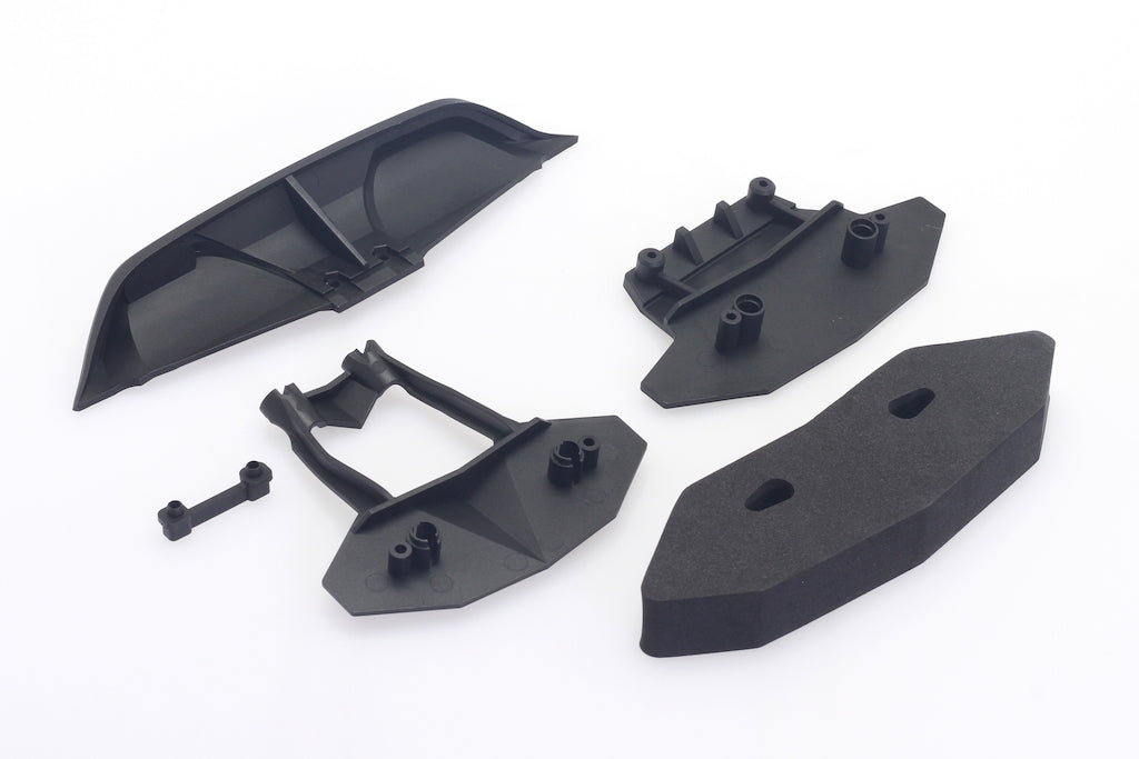 Front Bumper & Rear Diffuser (foam, body post extension) M-Sport Puma Rally 1