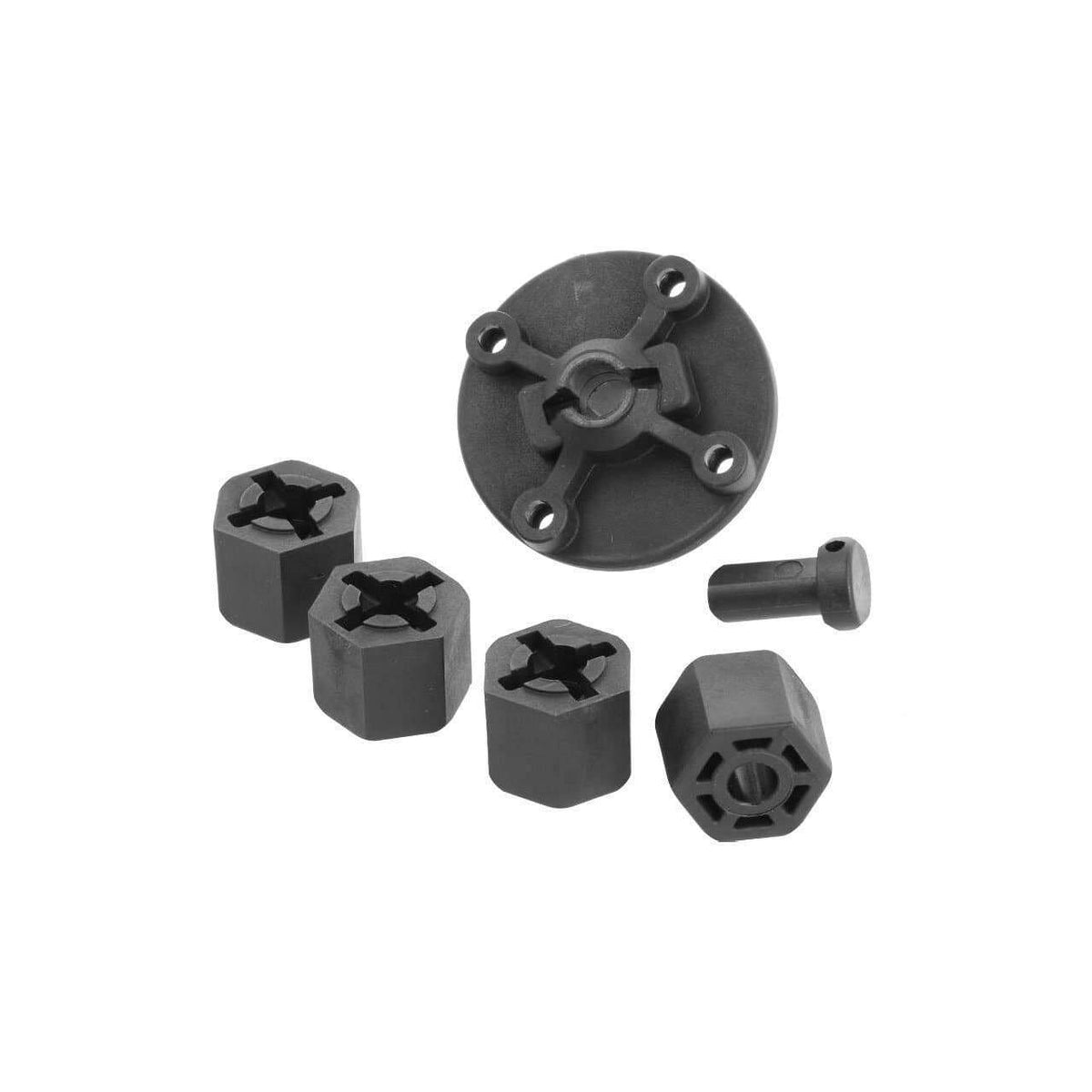 Wheel Hex, Direct Drive Spur Holder and Dust Plug, for the Q & MT Series