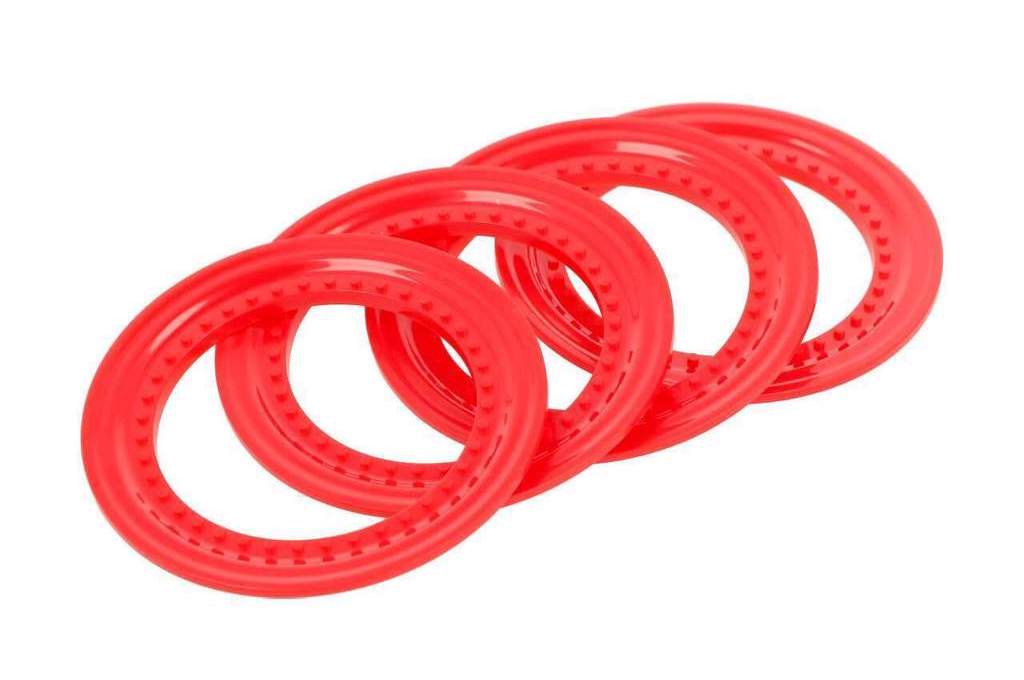 BeadLock Ring, Red, for the Q & MT 2.2 Monster Truck Wheel (4pcs)