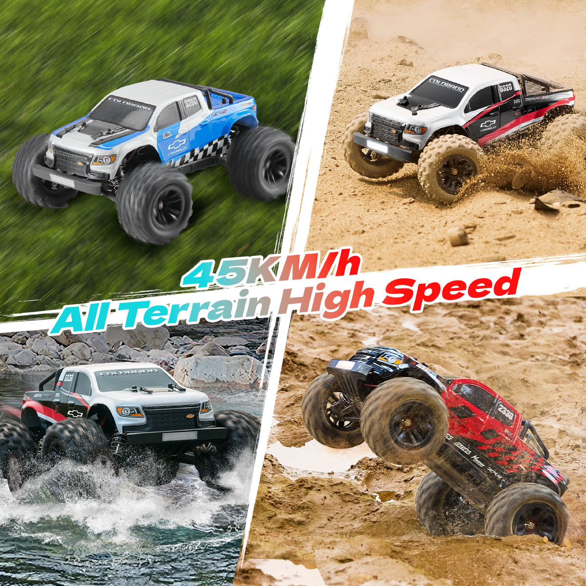 EAZYRC 1:18 Chevrolet Colorado Off-Road Truck RTR Brushless Version (Discontinued)