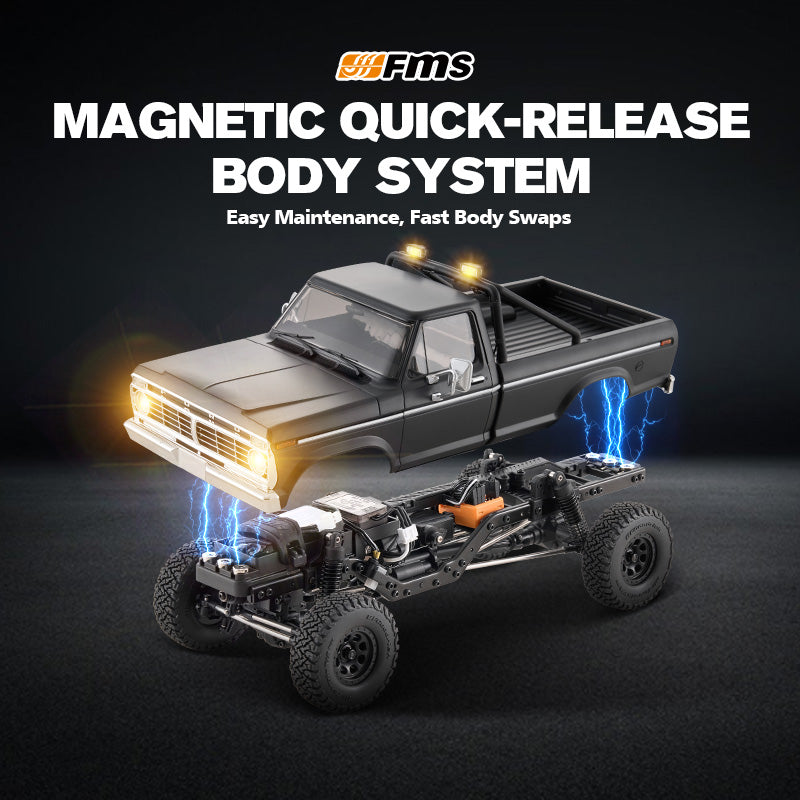 FMS 1:18 FCX18 II Ford F-100 RTR Brushless (199mm Wheelbase)
