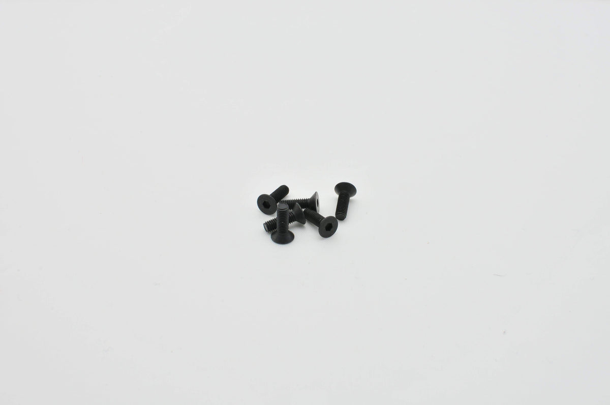 Flat Head Screws, M3x10mm (6pcs)