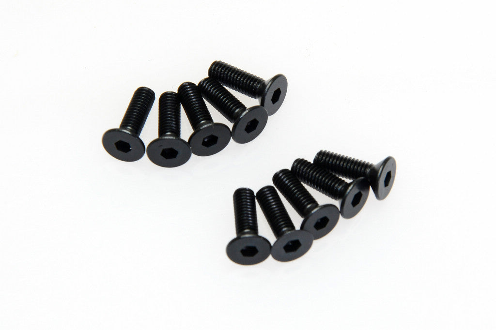 M3x10 Flat Head Hex Socket Screw (10pcs)