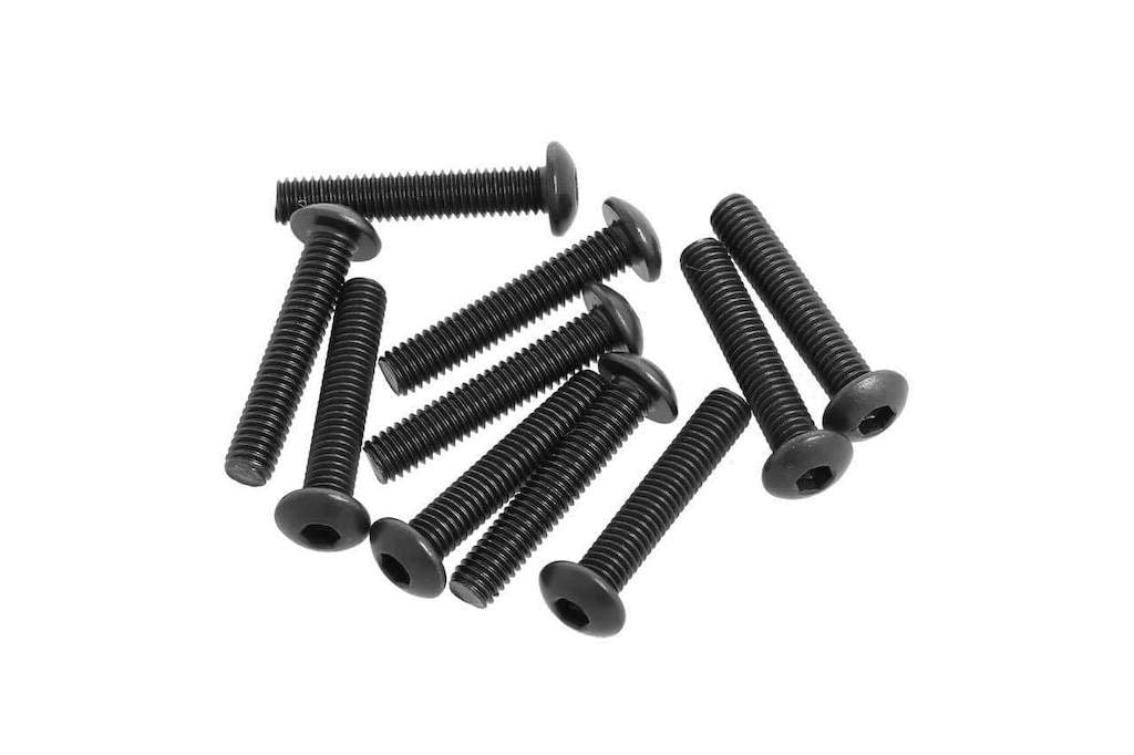 Button Head Screws, M3x16mm (6pcs)