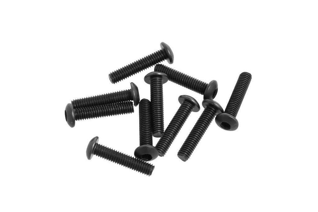 M3x14mm Button Head Hex Socket Screw (10pcs)
