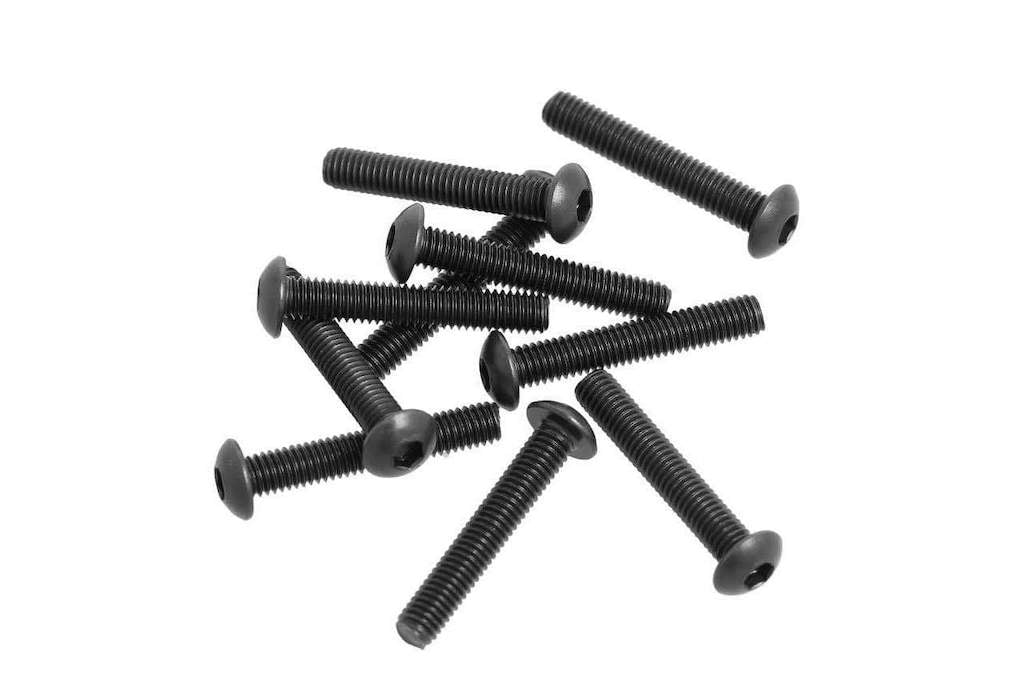 M3x18mm Button Head Hex Socket Screw (10pcs)