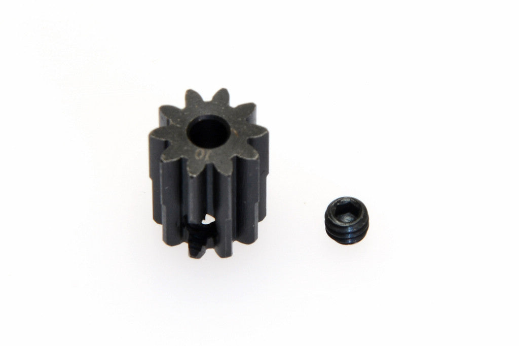 Steel Motor Pinion Gear, 32 Pitch, 10 Tooth (3.17mm Bore)