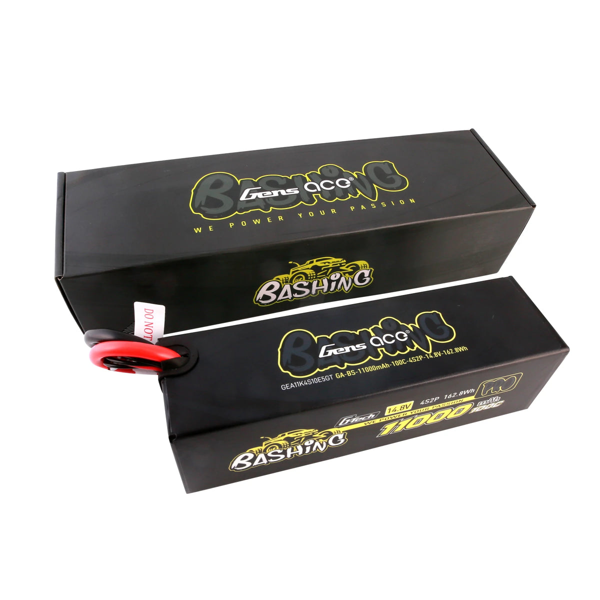 Gens ace 11000mAh 4S 100C 14.8V Lipo Battery | Hardcase | EC5 Plug | Bashing Pro