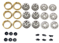 CR18P 6X6 1.2" Steelie Bead Lock Wheels (Silver)