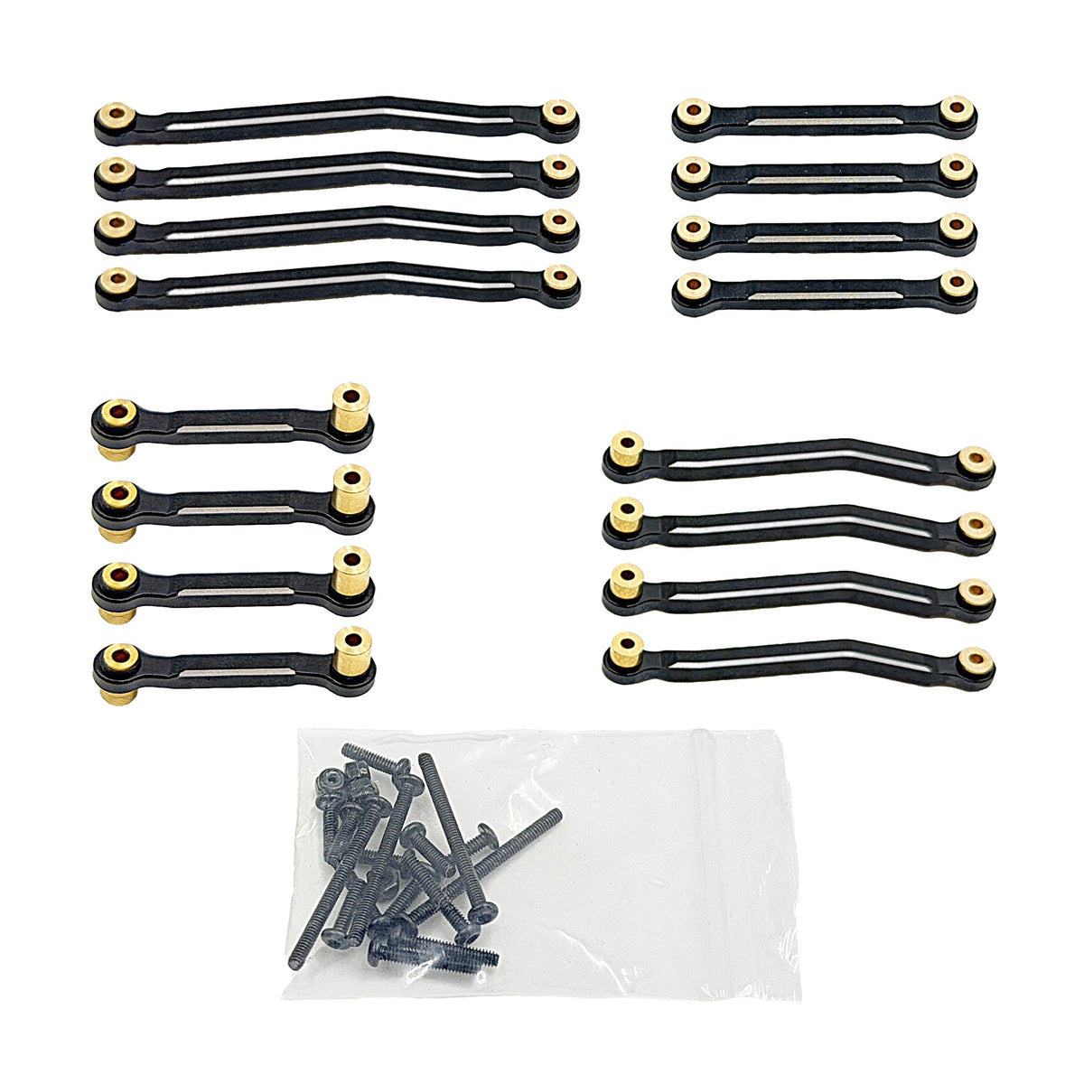 Aluminum High Clearance Links, Terranaut, 16pcs