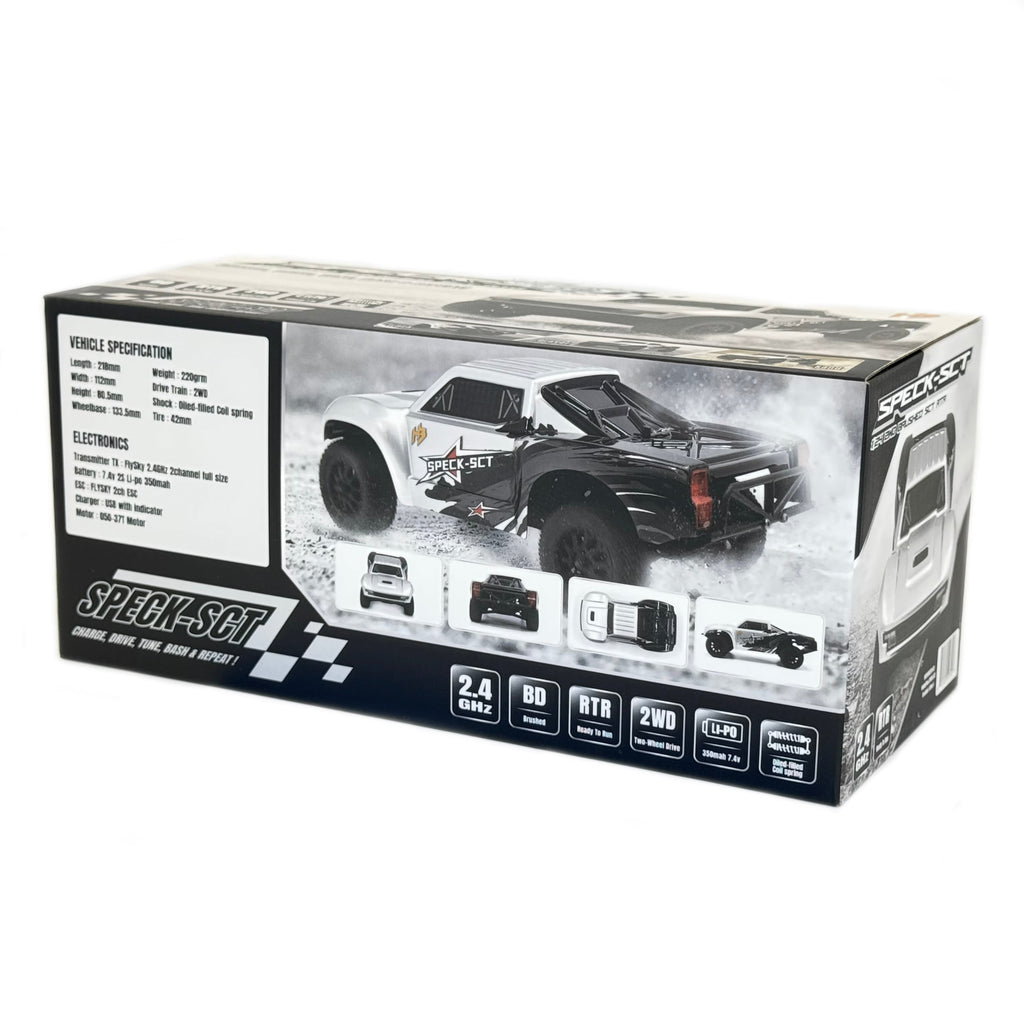 Speck-SCT 1:24 2WD RTR, Brushed, Choose Color