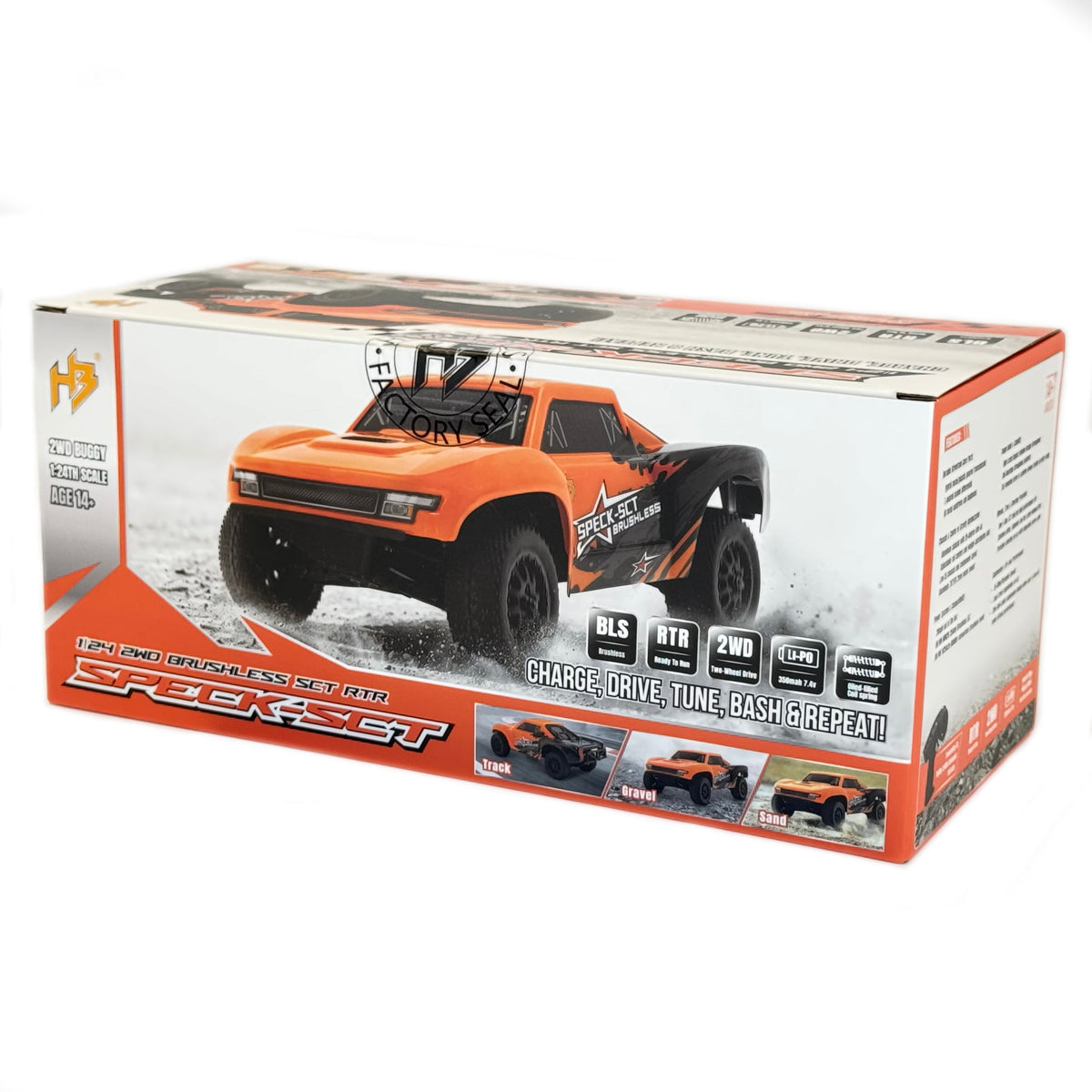 Speck-SCT 1:24 2WD RTR, Brushless, Choose Color