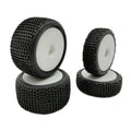 V-Blox Tire Set, White, Mounted, Speck B