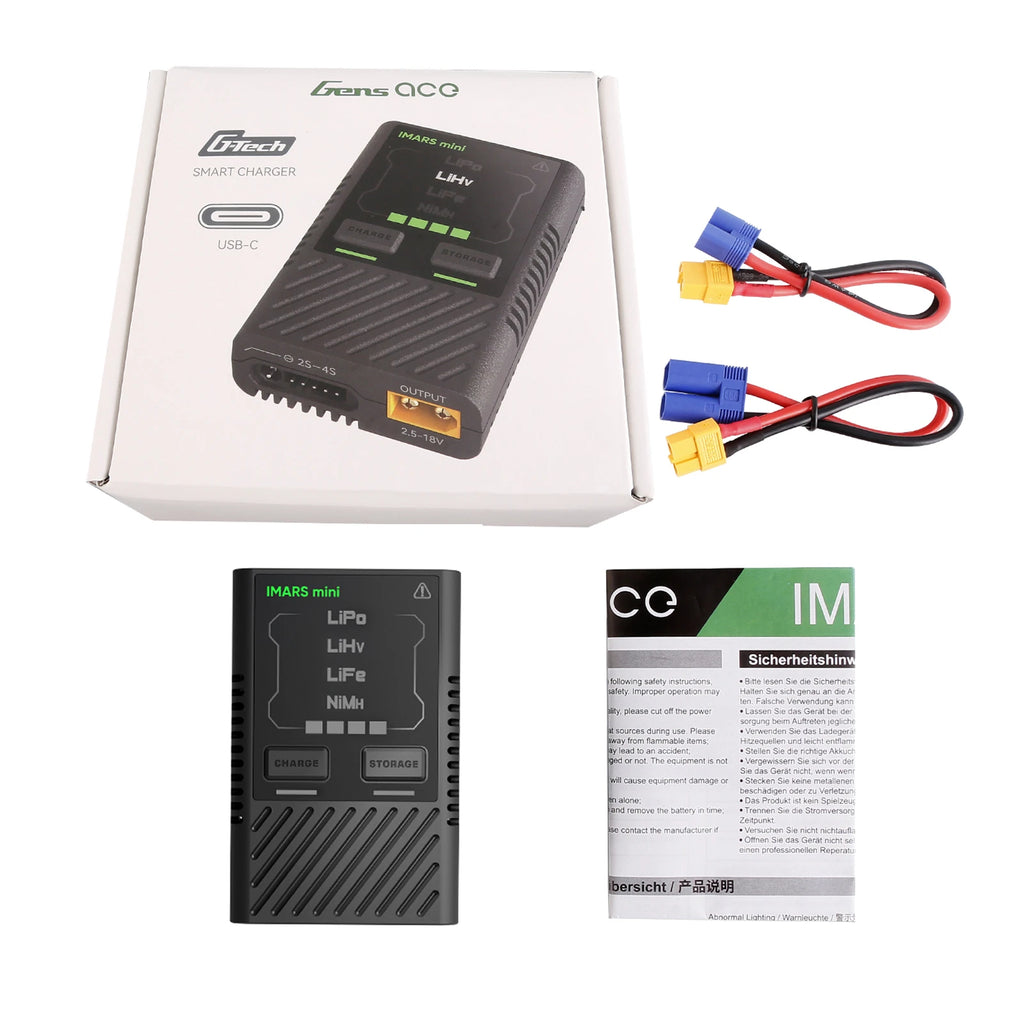 Gens ace iMars Mini Smart Charger | DC 60W | 5A | 2-4S | Eco Friendly Version
