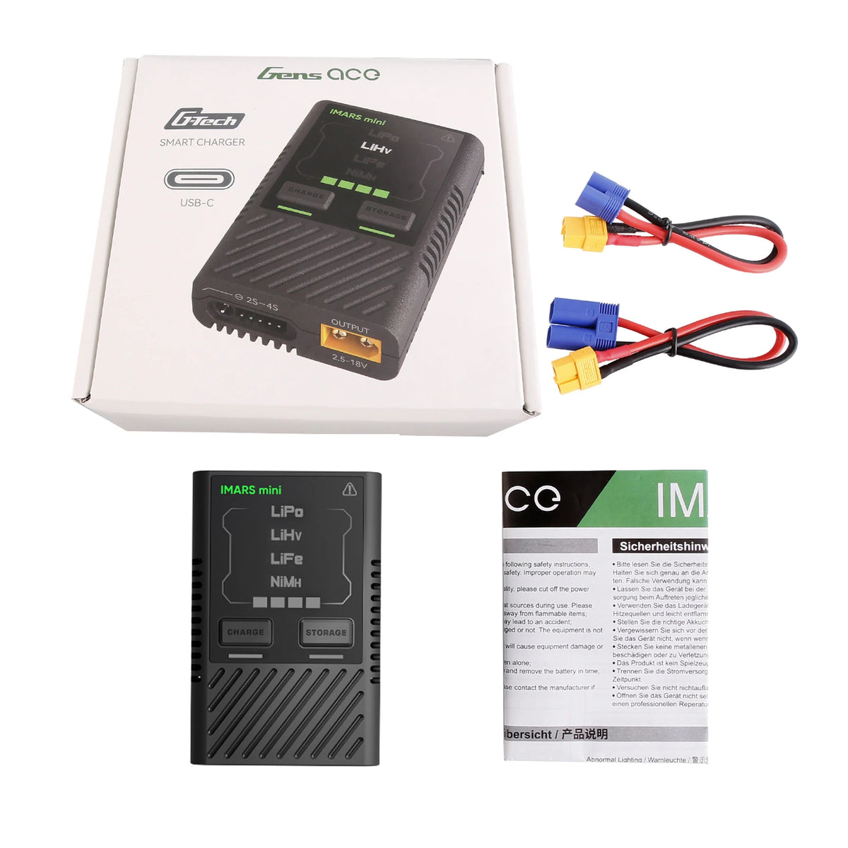 Gens ace iMars Mini Smart Charger | DC 60W | 5A | 2-4S | Eco Friendly Version