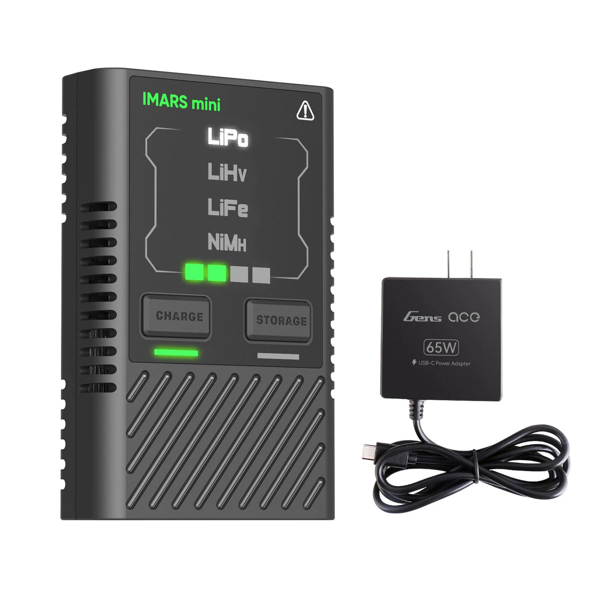 Gens ace iMars Mini Smart Charger | DC 60W | 5A | 2-4S | with Power Adapter