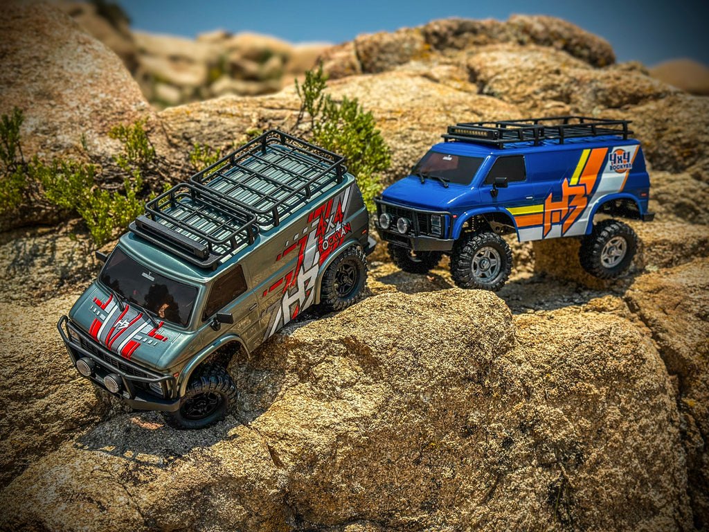 CR18P EVO V2 Rock Van, Brushed, 4x4 RTR Trail Crawler, Choose Color