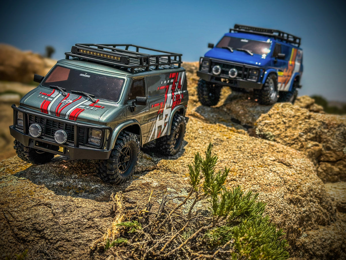 CR18P EVO V2 Rock Van, Brushed, 4x4 RTR Trail Crawler, Choose Color