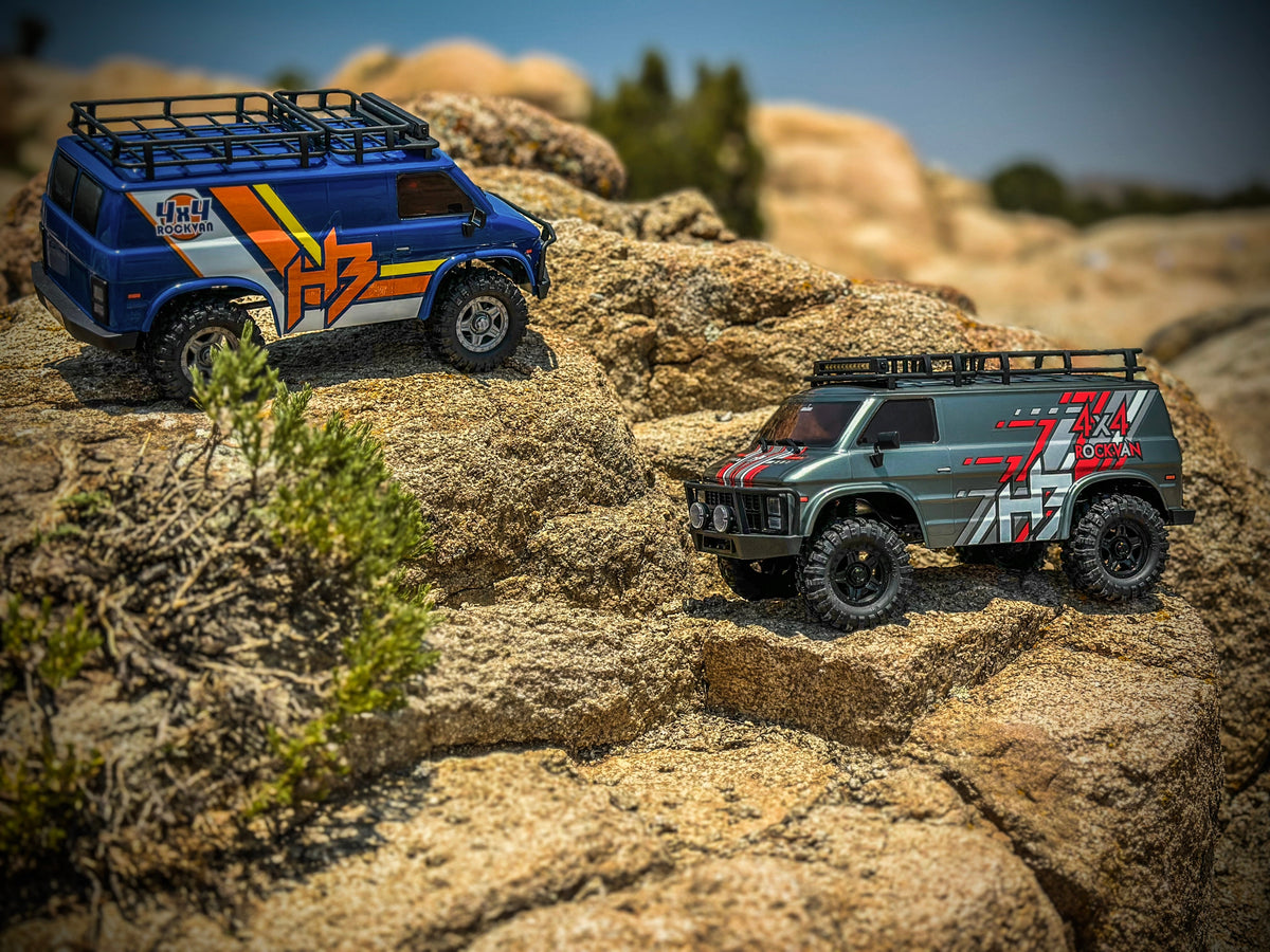 CR18P EVO V2 Rock Van, Brushed, 4x4 RTR Trail Crawler, Choose Color