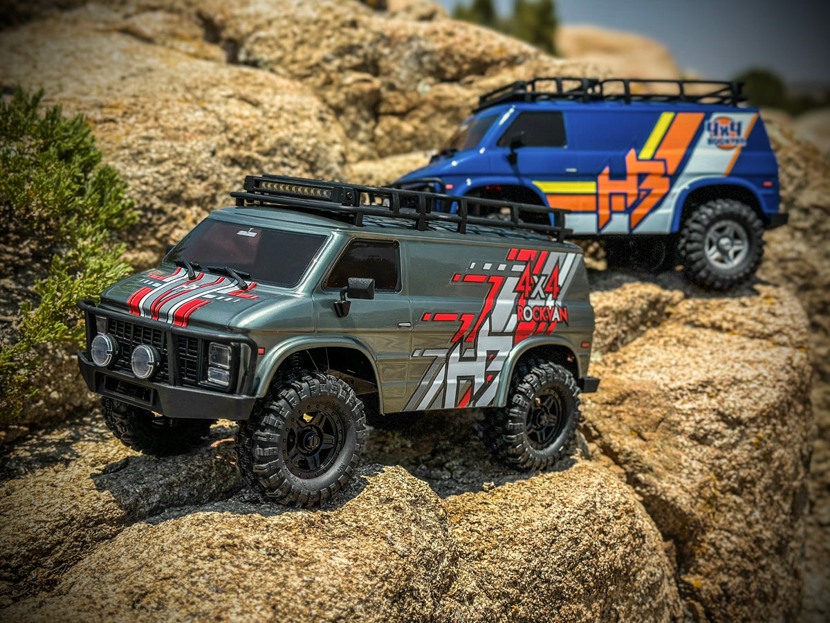 CR18P EVO V2 Rock Van, Brushed, 4x4 RTR Trail Crawler, Choose Color