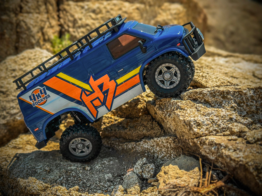 CR18P EVO V2 Rock Van, Brushed, 4x4 RTR Trail Crawler, Choose Color