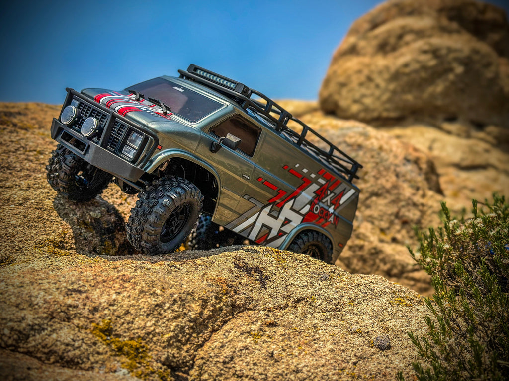CR18P EVO V2 Rock Van, Brushed, 4x4 RTR Trail Crawler, Choose Color