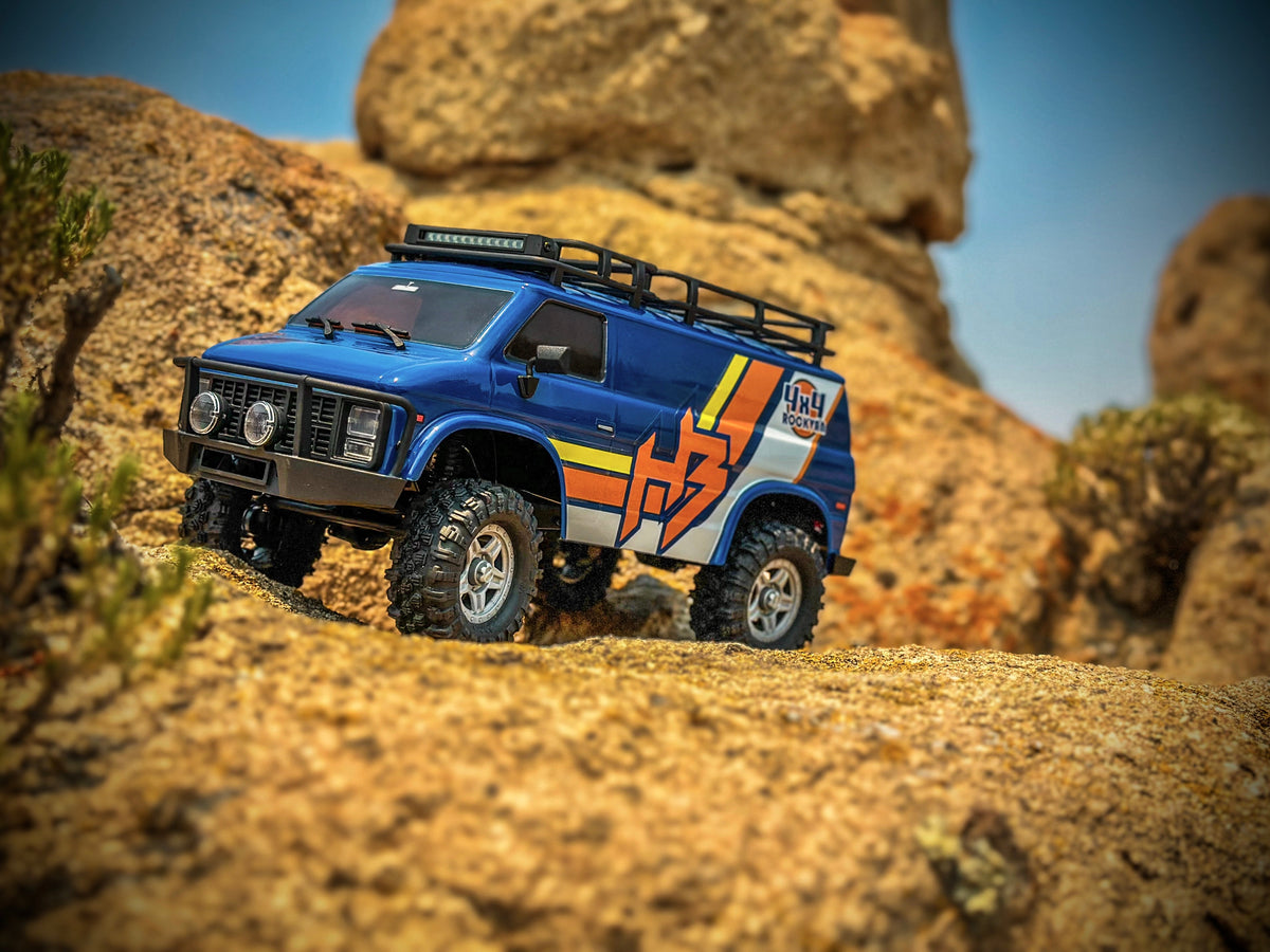 CR18P EVO V2 Rock Van, Brushed, 4x4 RTR Trail Crawler, Choose Color