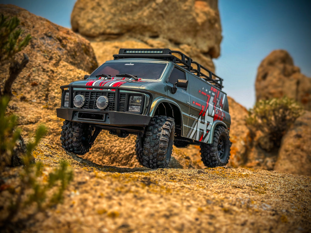 CR18P EVO V2 Rock Van, Brushed, 4x4 RTR Trail Crawler, Choose Color