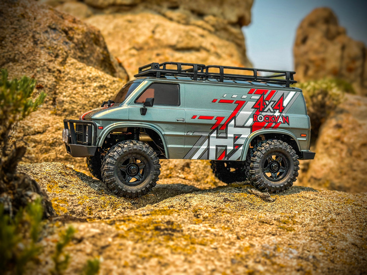 CR18P EVO V2 Rock Van, Brushed, 4x4 RTR Trail Crawler, Choose Color