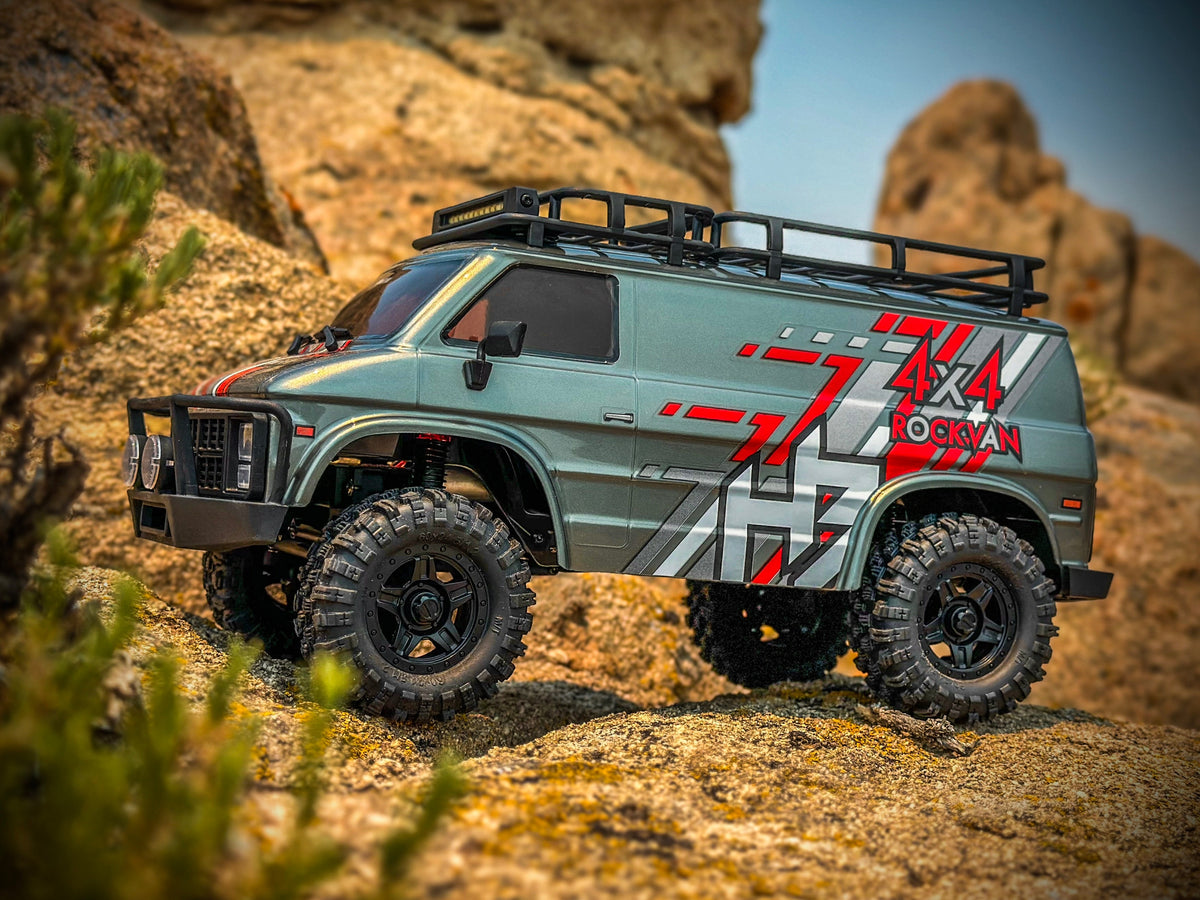 CR18P EVO V2 Rock Van, Brushed, 4x4 RTR Trail Crawler, Choose Color