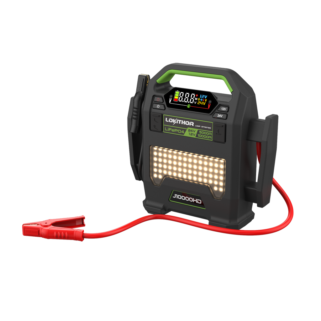 Lokithor 256Wh LiFePO4 12V/10000A 24V/5000A 16L Gasoline and Diesel Engines