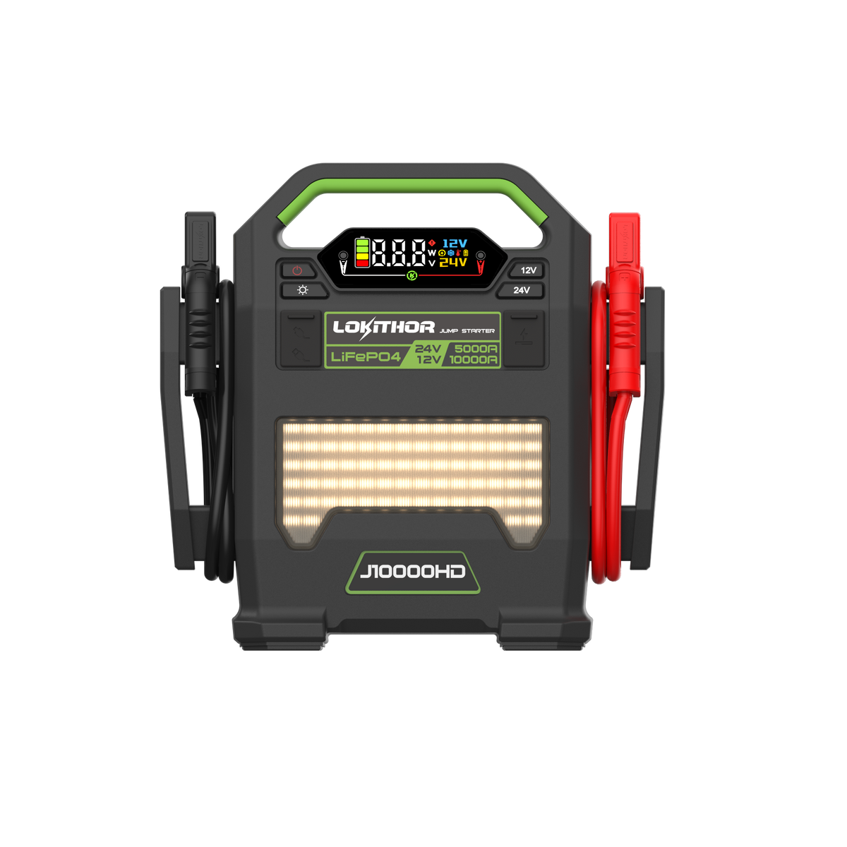 Lokithor 256Wh LiFePO4 12V/10000A 24V/5000A 16L Gasoline and Diesel Engines