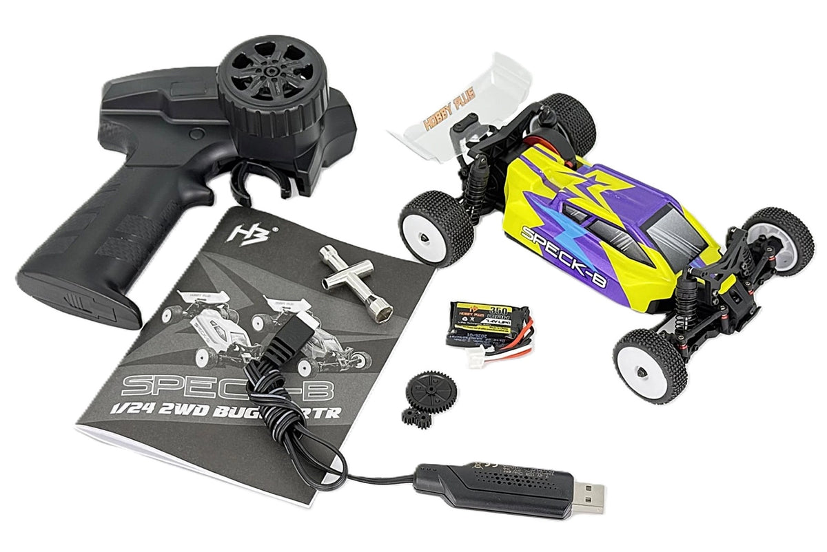 Hobby Plus Speck-B Razor Yellow Speck-B 1:24 2WD Buggy RTR, Brushless